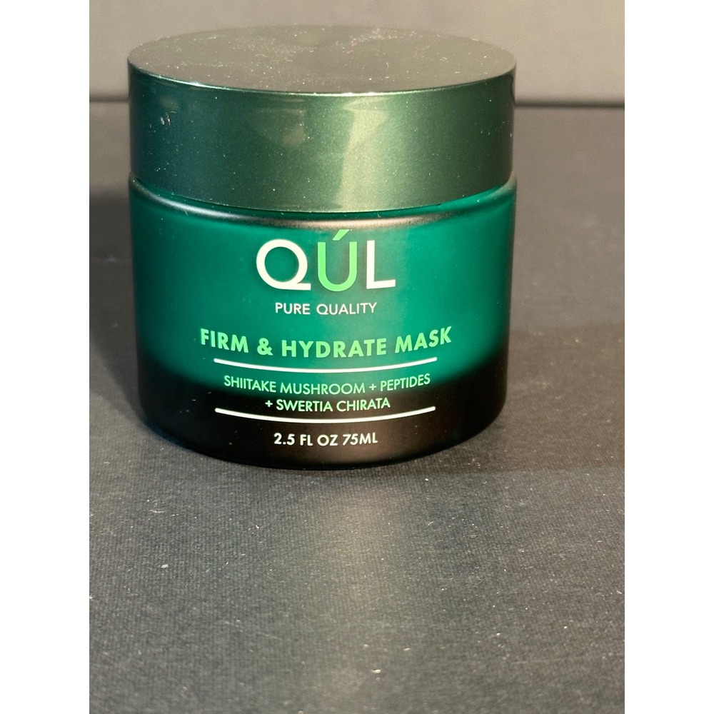 QUL Pure Quality Firm & Hydrate Mask 2.5 fl oz Shiitake Mushroom Peptides 75ml